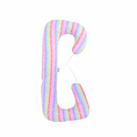 BabyNeeds - Perna 3 in 1 pentru gravide si bebelusi Soft, Dungi multicolore