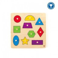 Hape - Educatia acasa - Puzzle forme geometrice