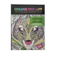 Carte antistres de colorat Amaizing Animals, A4 64 pag