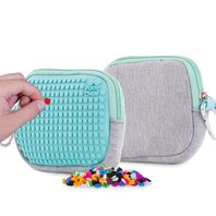 Pixie Pouch Turqoise/Gri