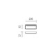 FELINAR LED REDO EVEN 9152 6W WH IP54 AP. SQUARE
