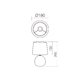 VEIOZA SMILEY 04-462 1X28W E14 GALBEN