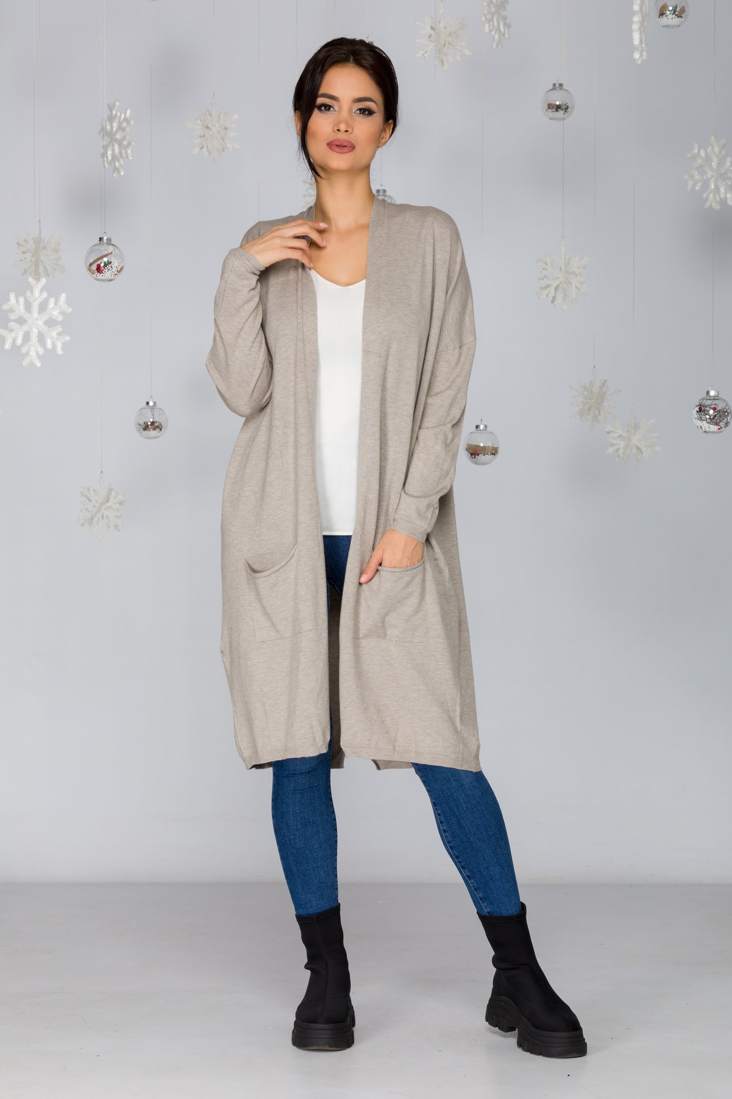 Cardigan gina bej
