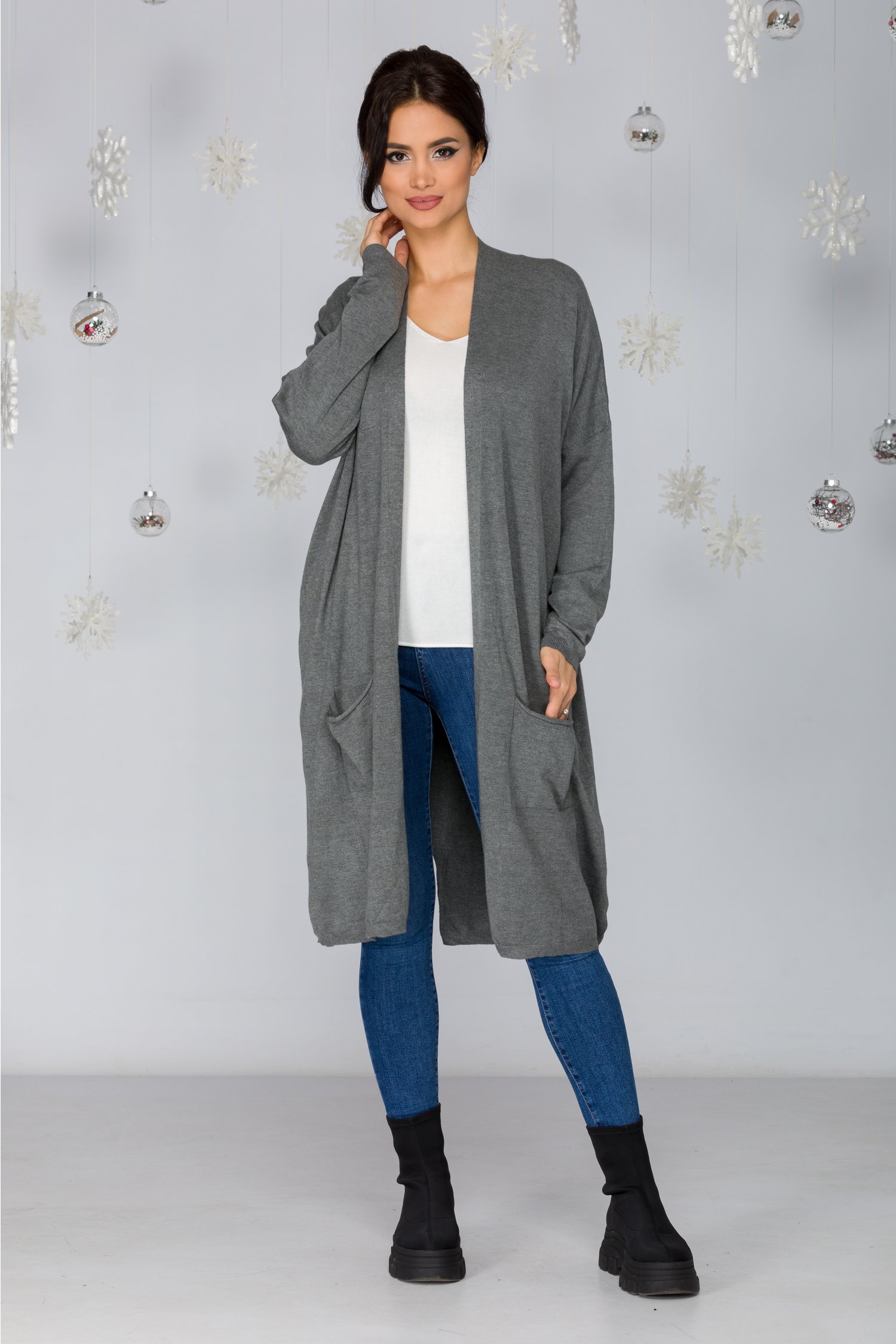 Cardigan Gina gri