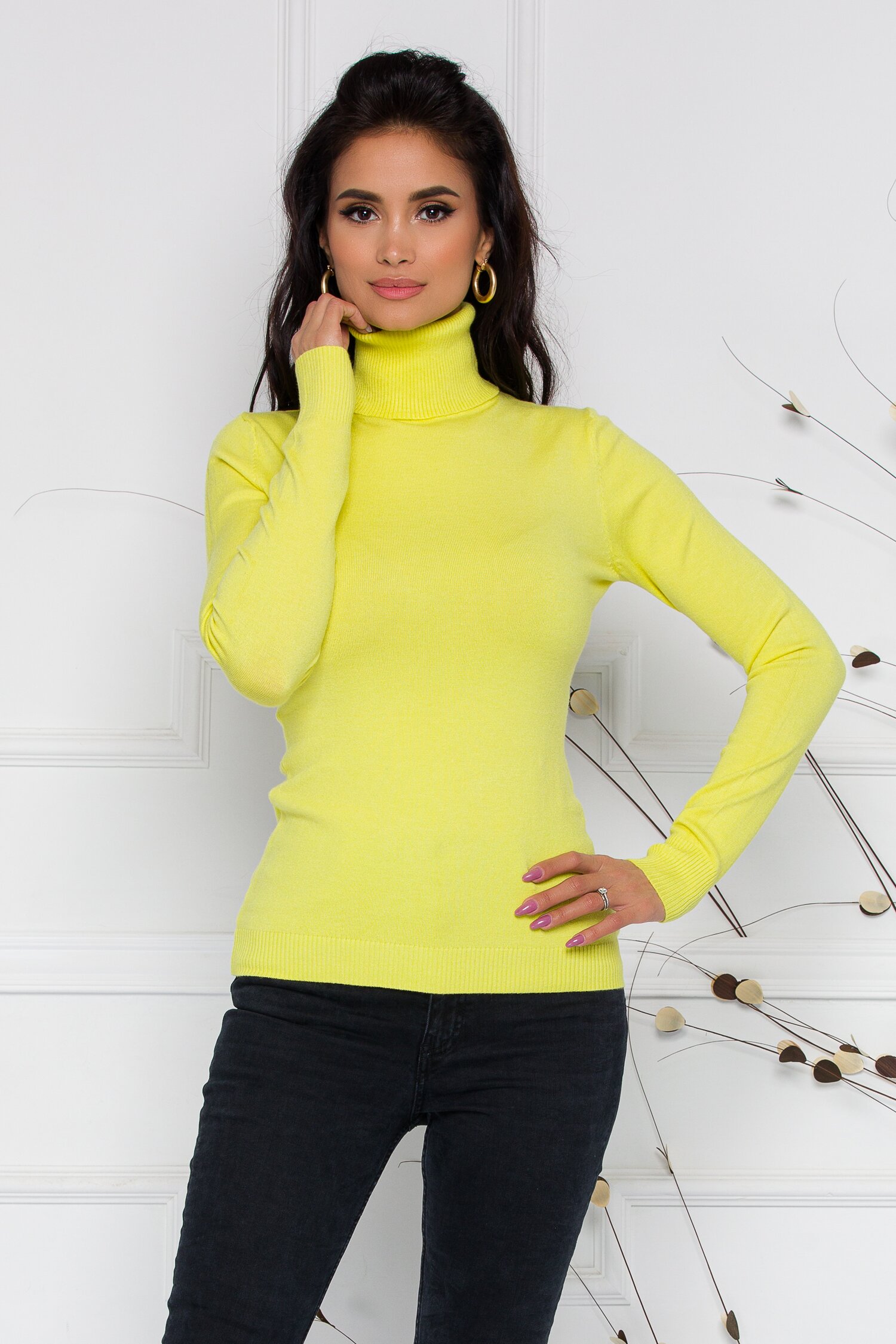 Maleta Jasmine galben aprins