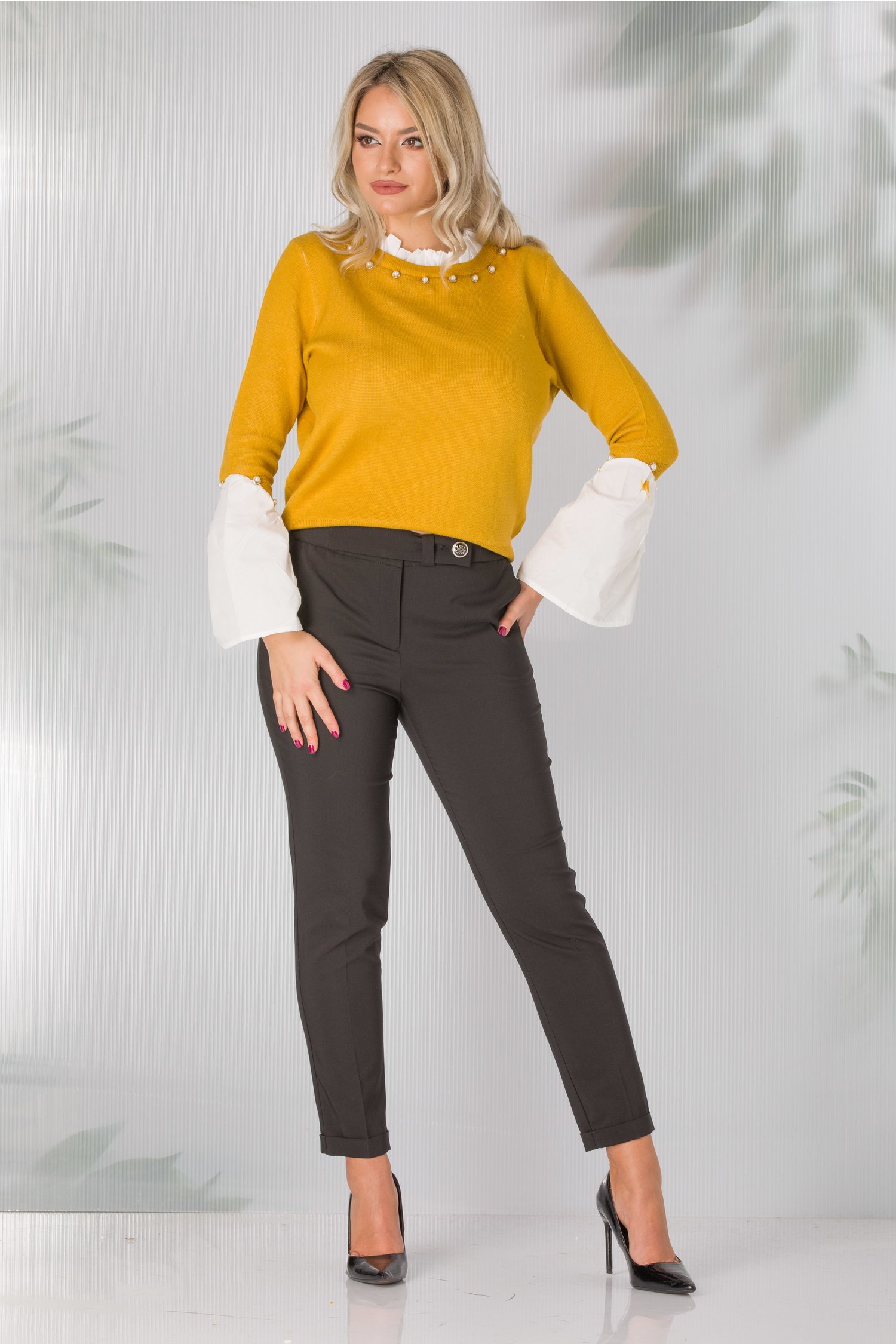 Pantaloni glory negri office