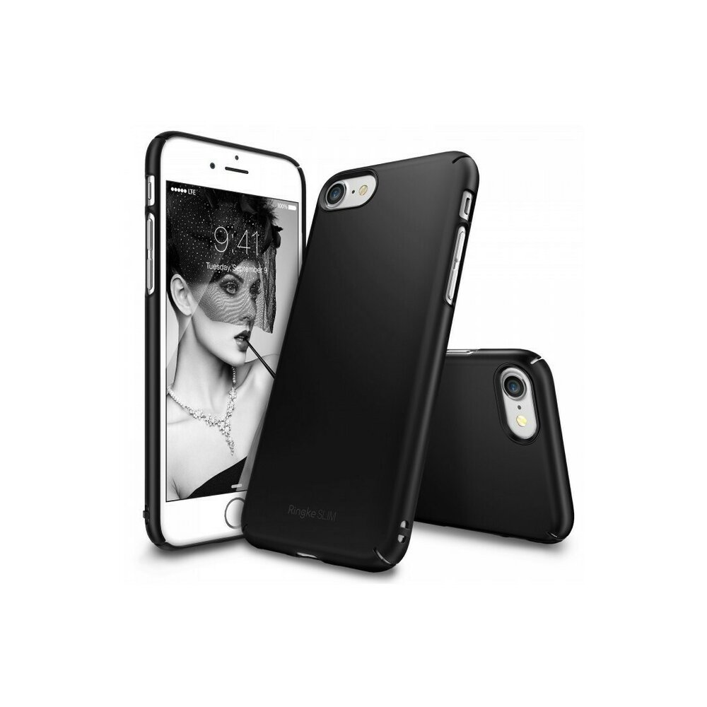 Husa iPhone 7 / iPhone 8 Ringke Slim BLACK