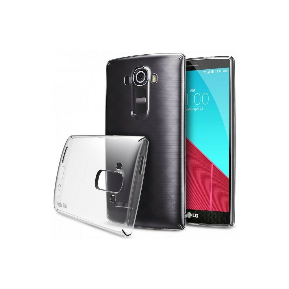 Husa LG G4 Ringke SLIM CRYSTAL TRANSPARENT + BONUS folie protectie display Ringke