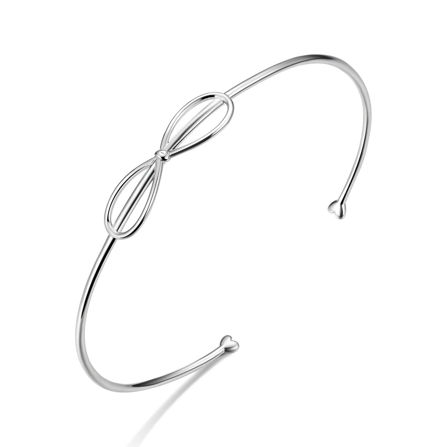Bratara din argint simple bowknot