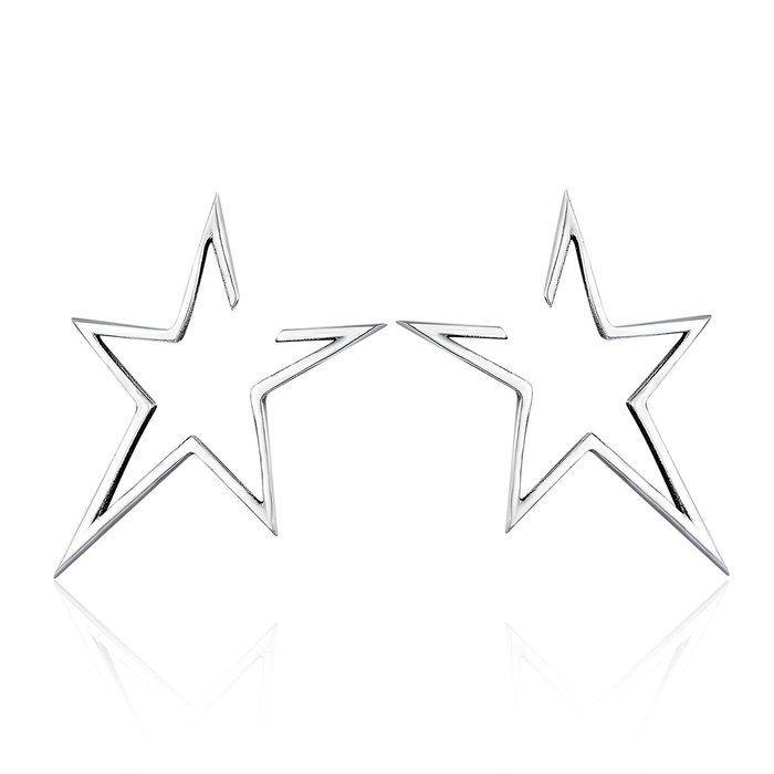 Cercei din argint be a star