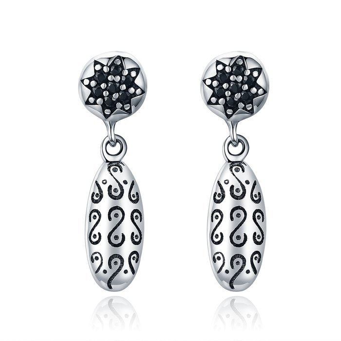 Cercei din argint ethnic drop