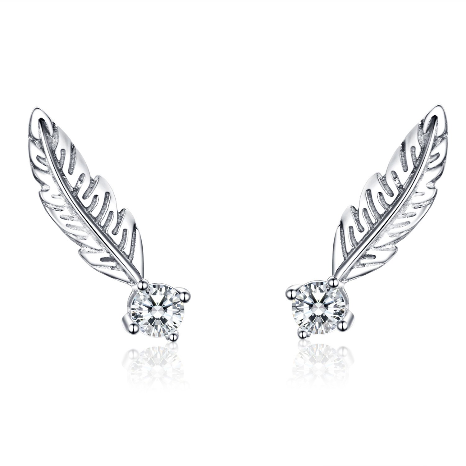 Cercei din argint fancy feathers