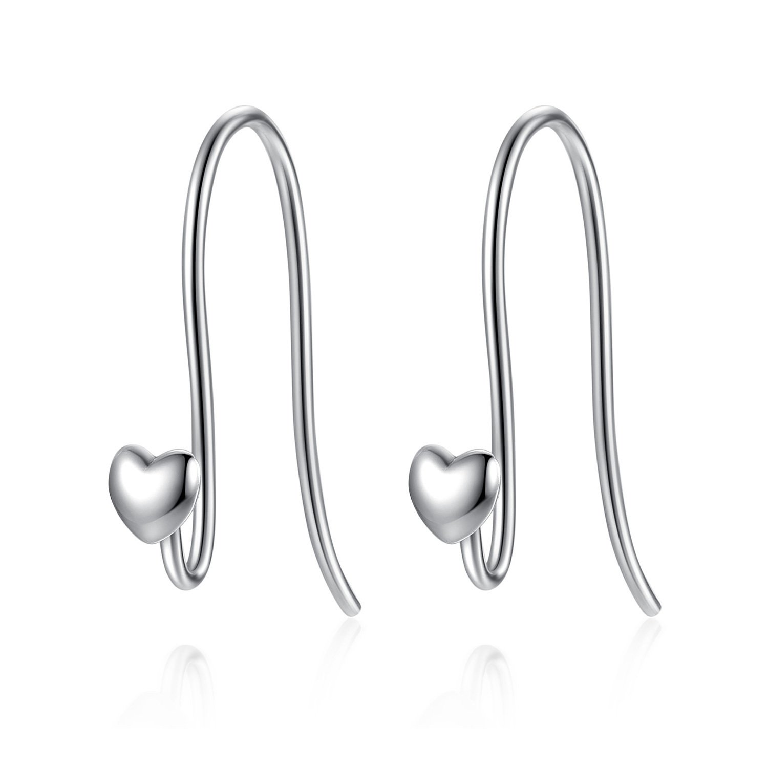 Cercei din argint fine little hearts