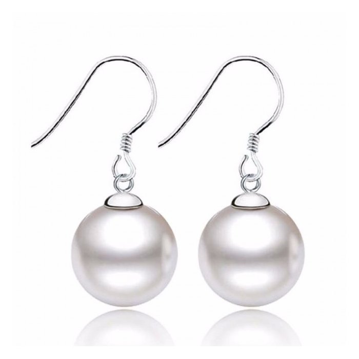 Cercei din argint hanging pearls