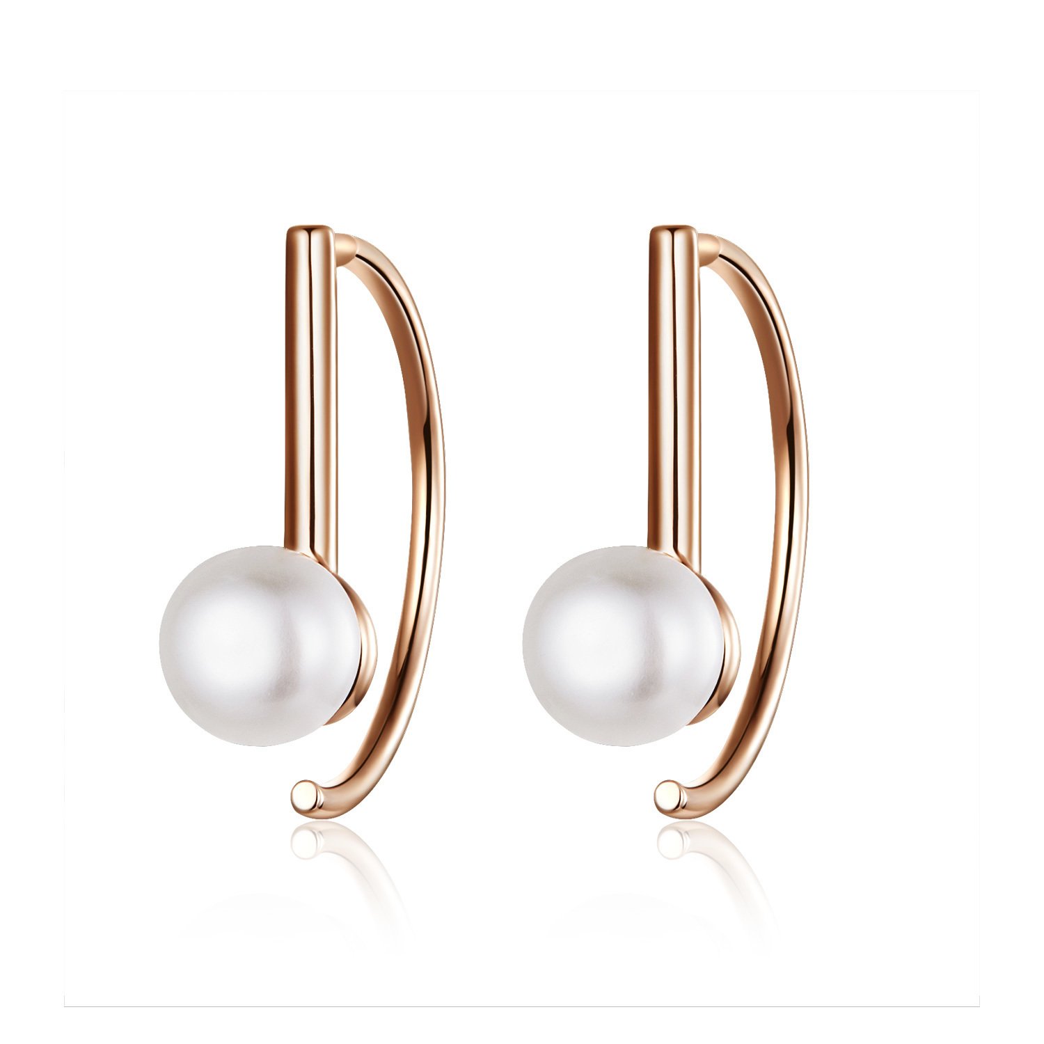 Cercei din argint little sweet pearls