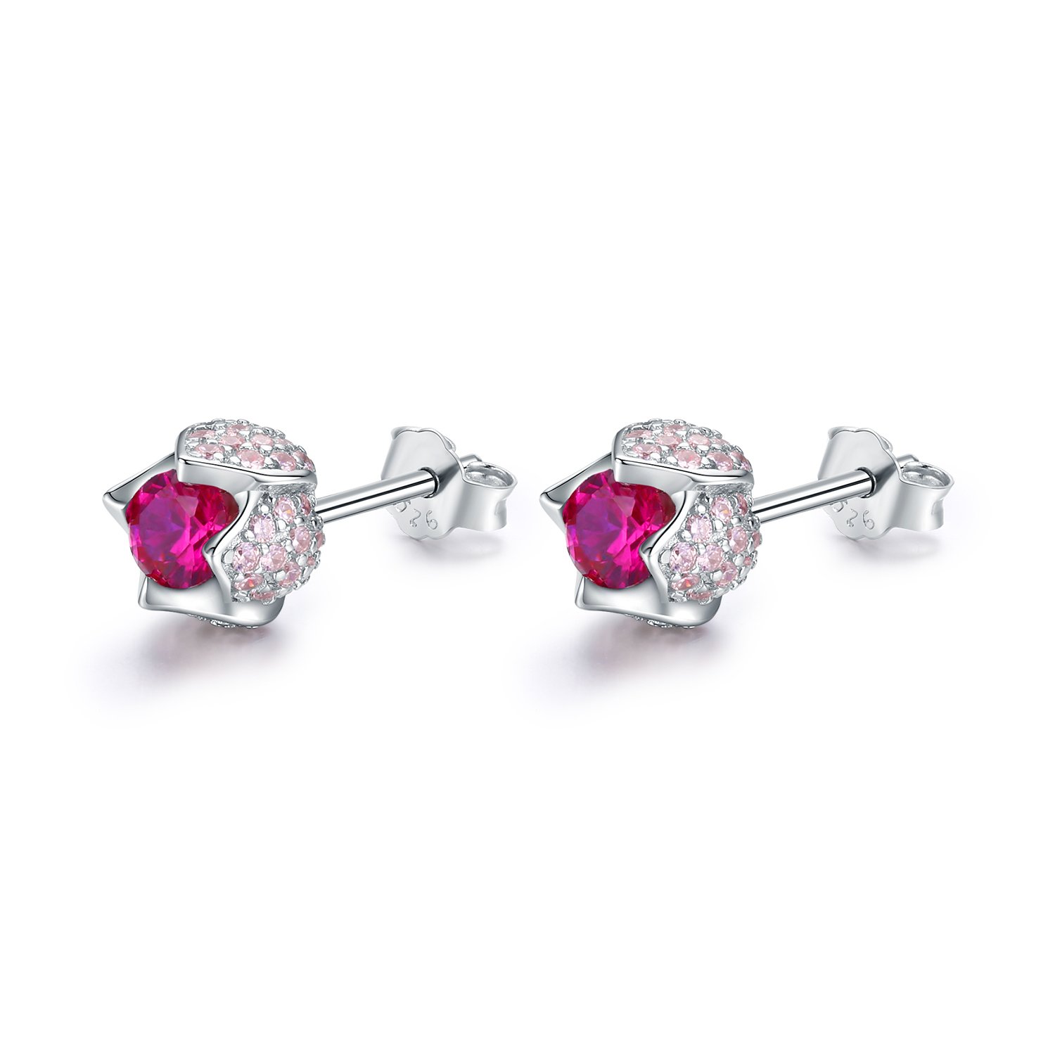 Cercei din argint little tulip studs