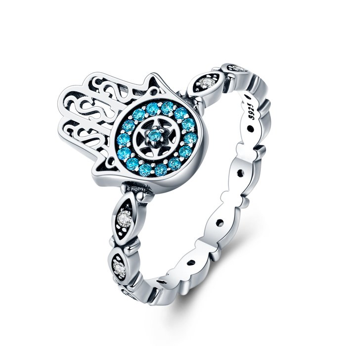 Inel din argint blue fatima