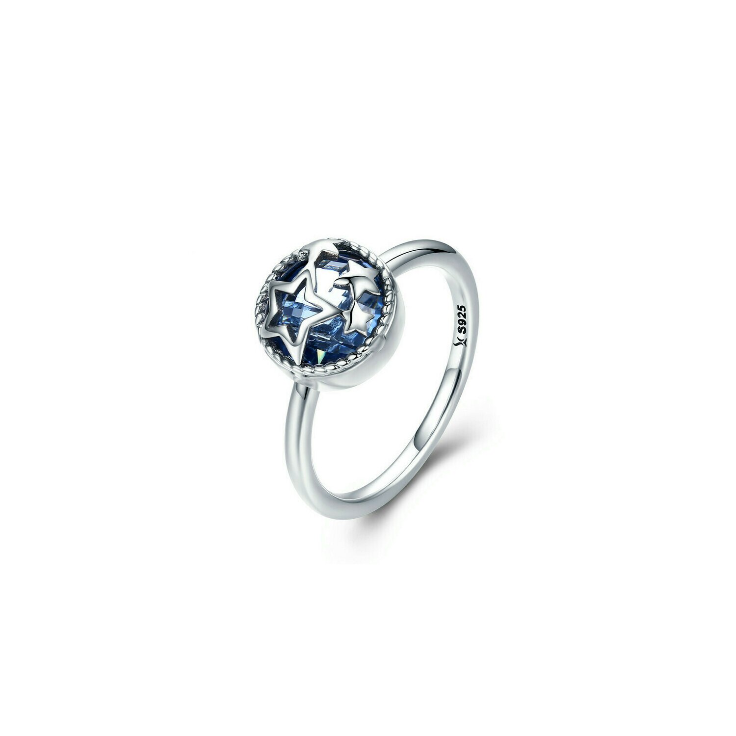 Inel din argint dazzling blue sky