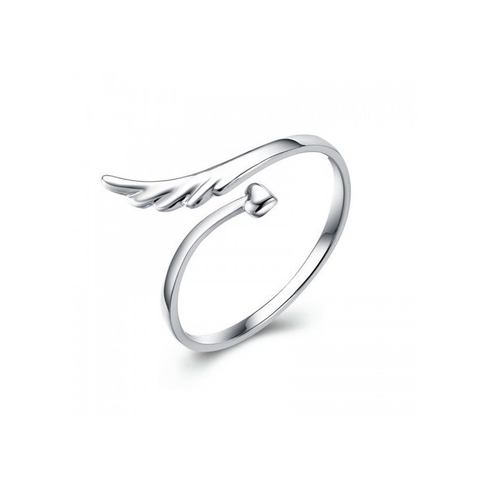 Inel reglabil din argint lost wing
