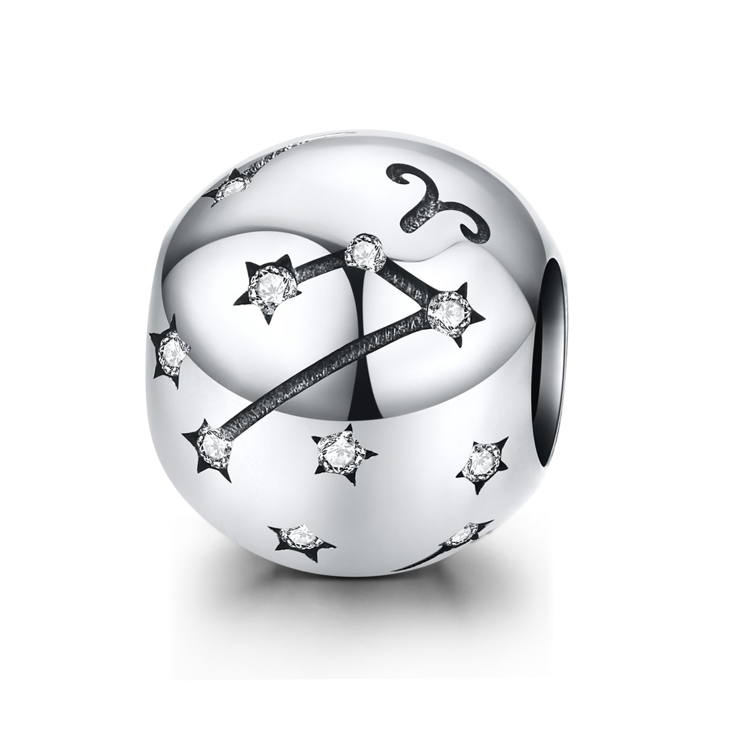 Talisman din argint aries constellation