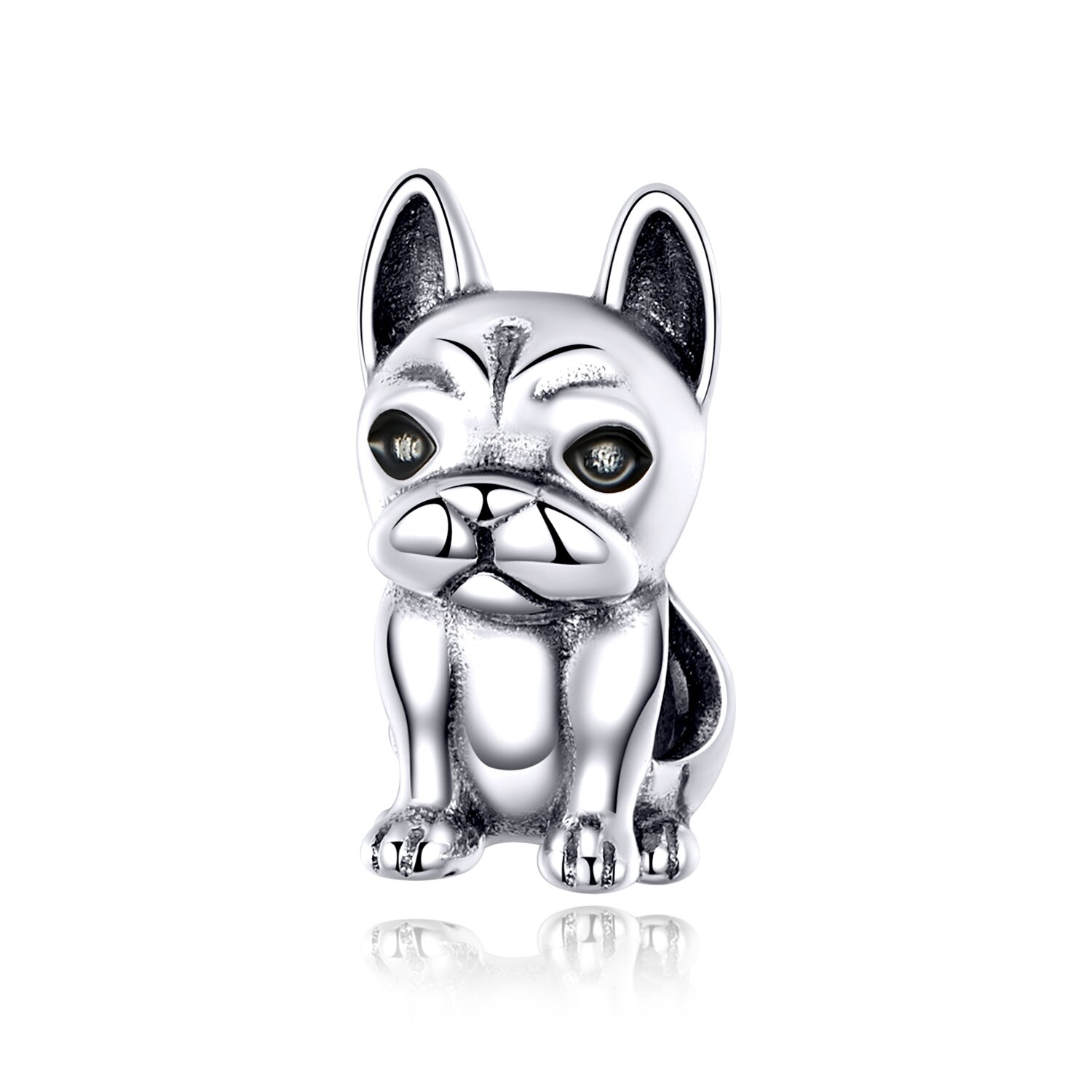 Talisman din argint baby bulldog