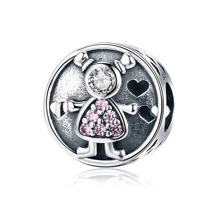 Talisman din argint baby figures