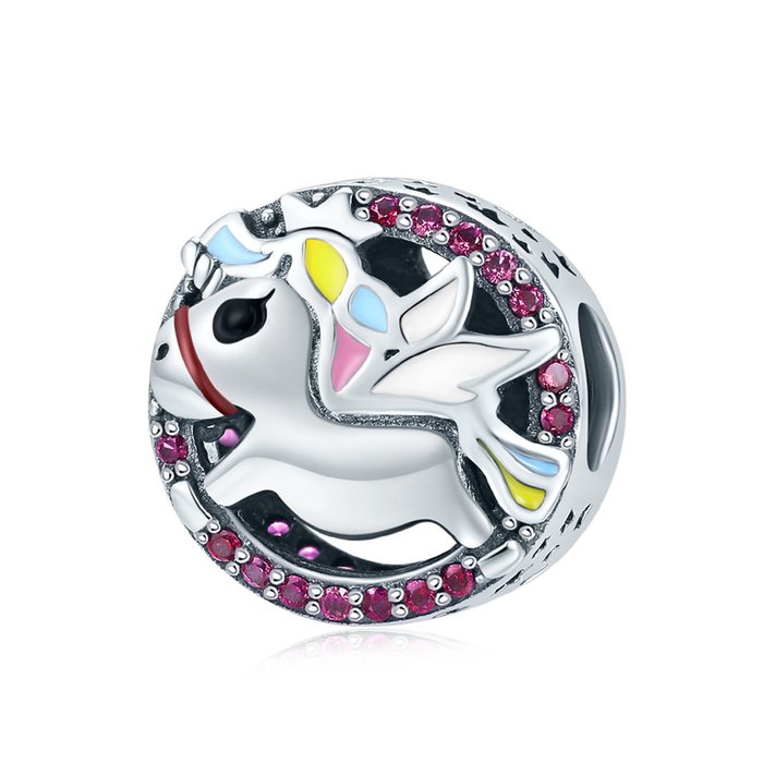 Talisman din argint baby unicorn