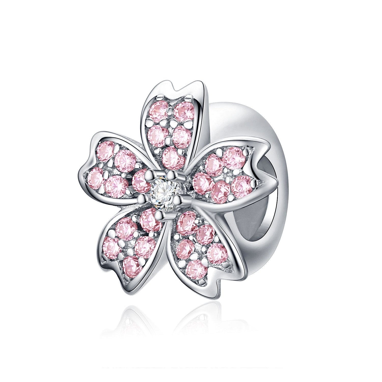 Talisman din argint cherry blossom