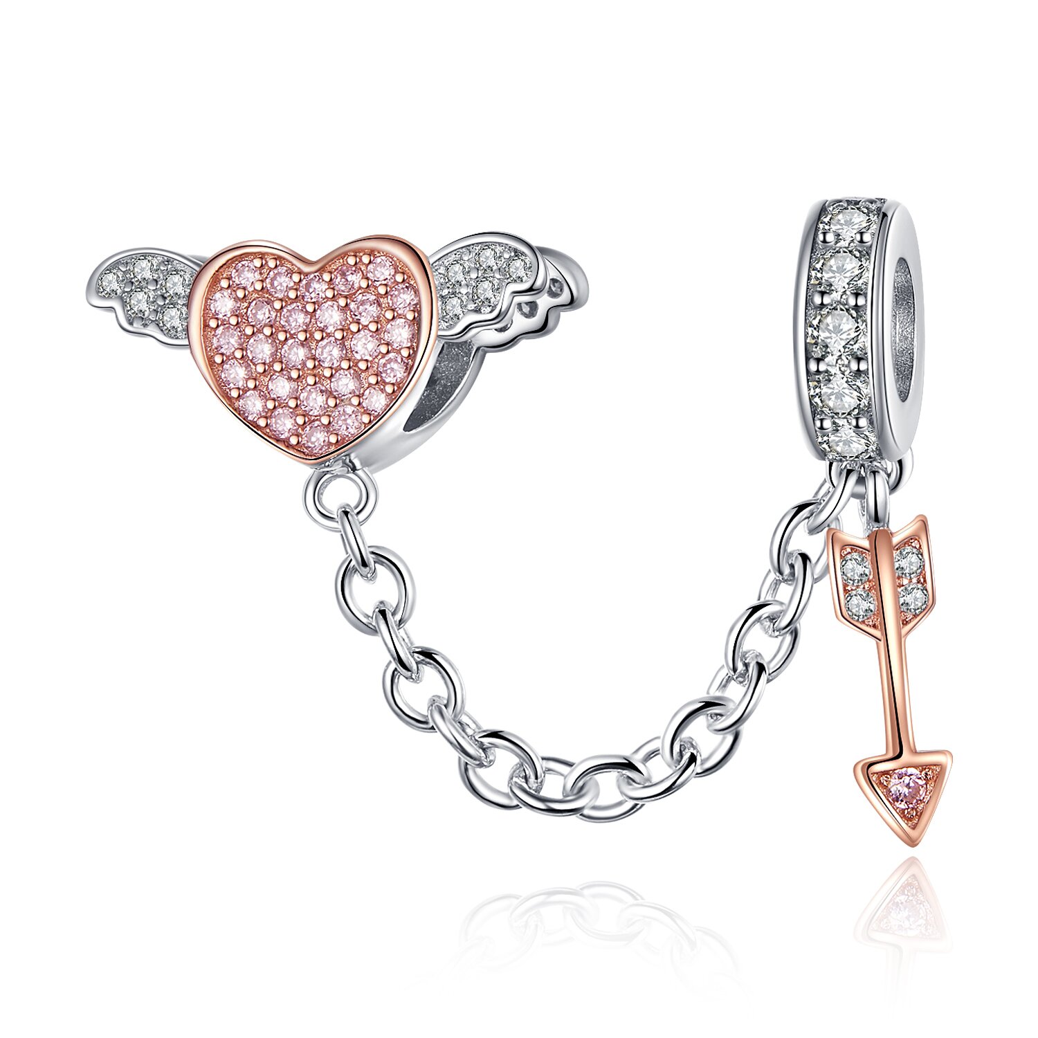 Talisman din argint cu lantisor cupid's arrow