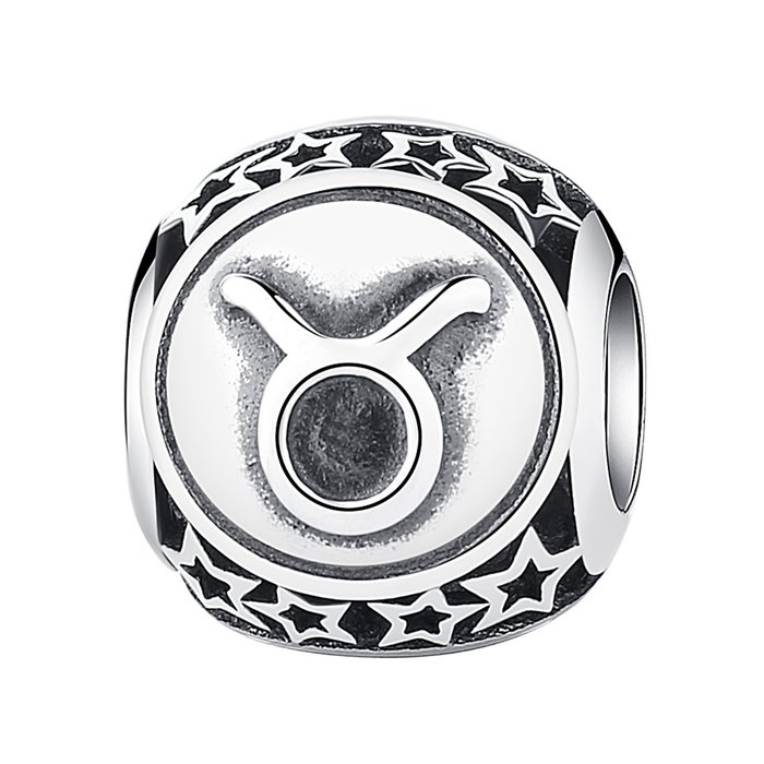 Talisman din argint cu zodia taur