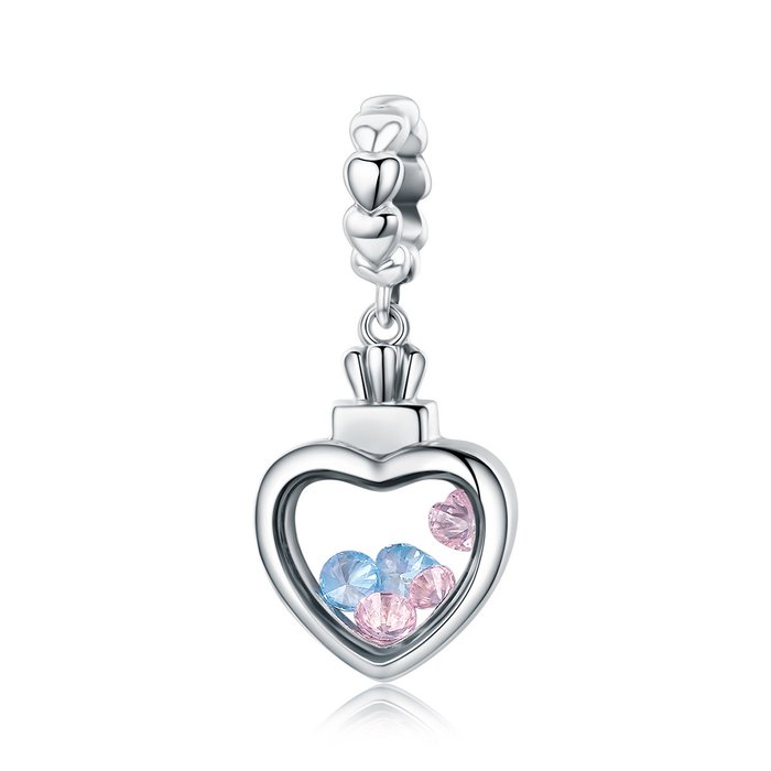 Talisman din argint dancing hearts