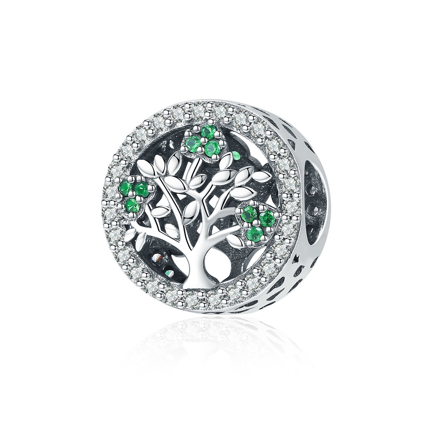 Talisman din argint dazzling tree