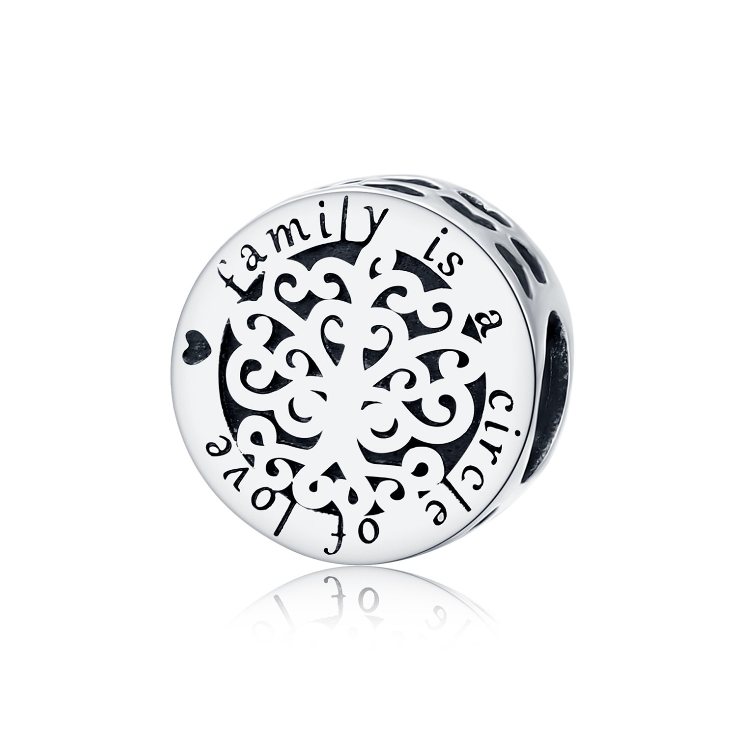 Talisman din argint family circle