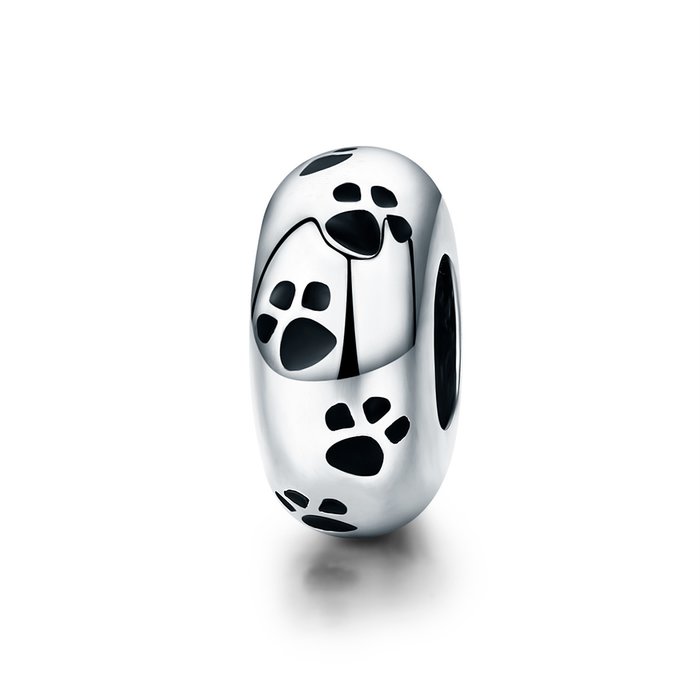 Talisman din argint footprints