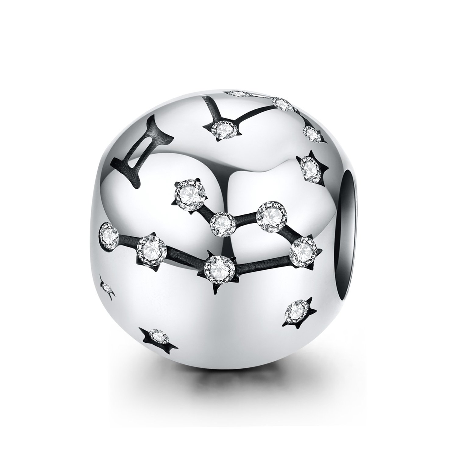 Talisman din argint gemini constellation