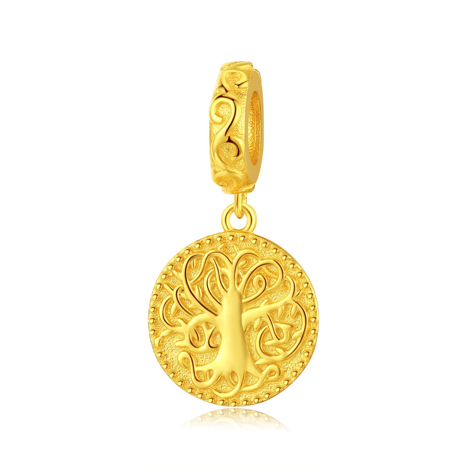 Talisman din argint golden tree of life