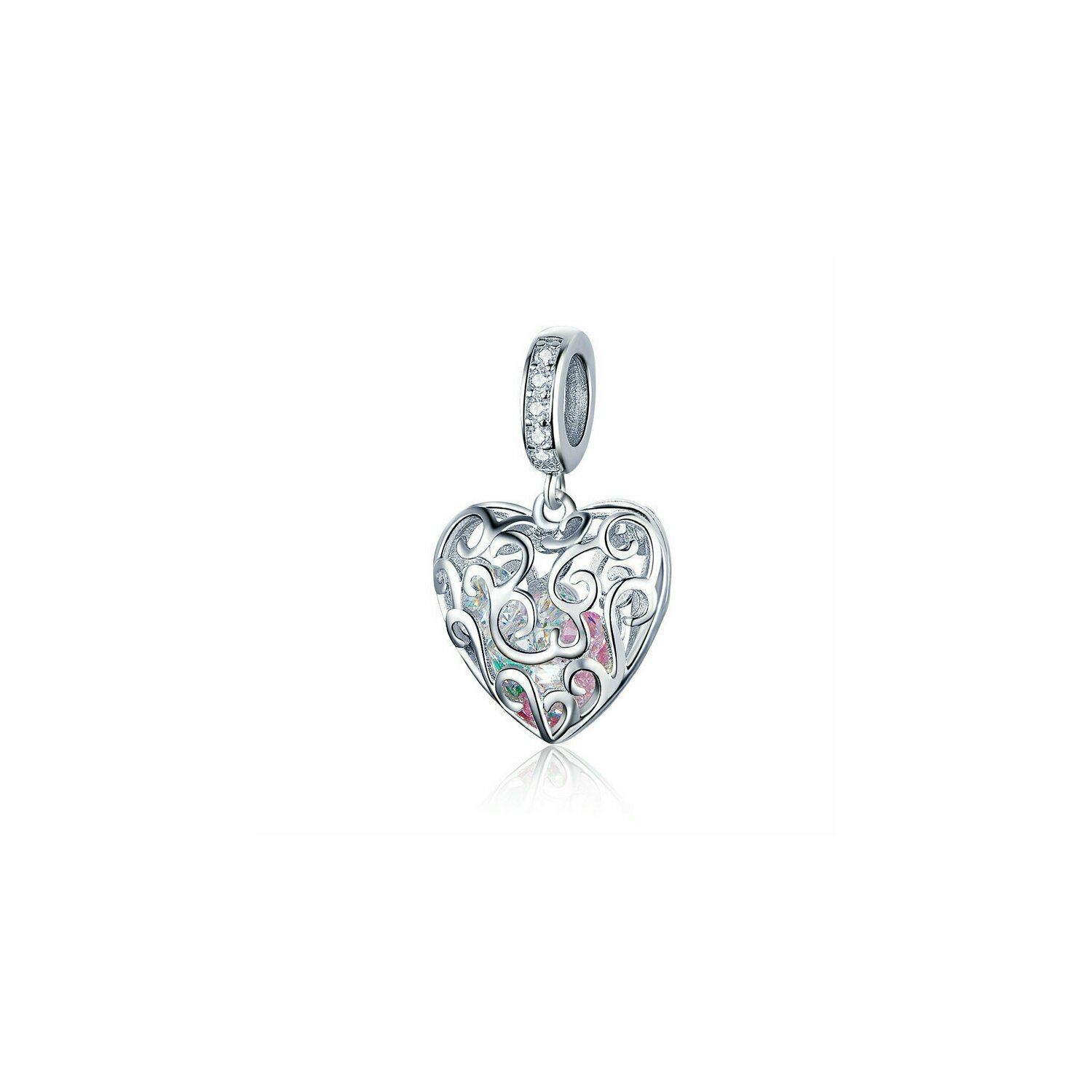 Talisman din argint heart gift