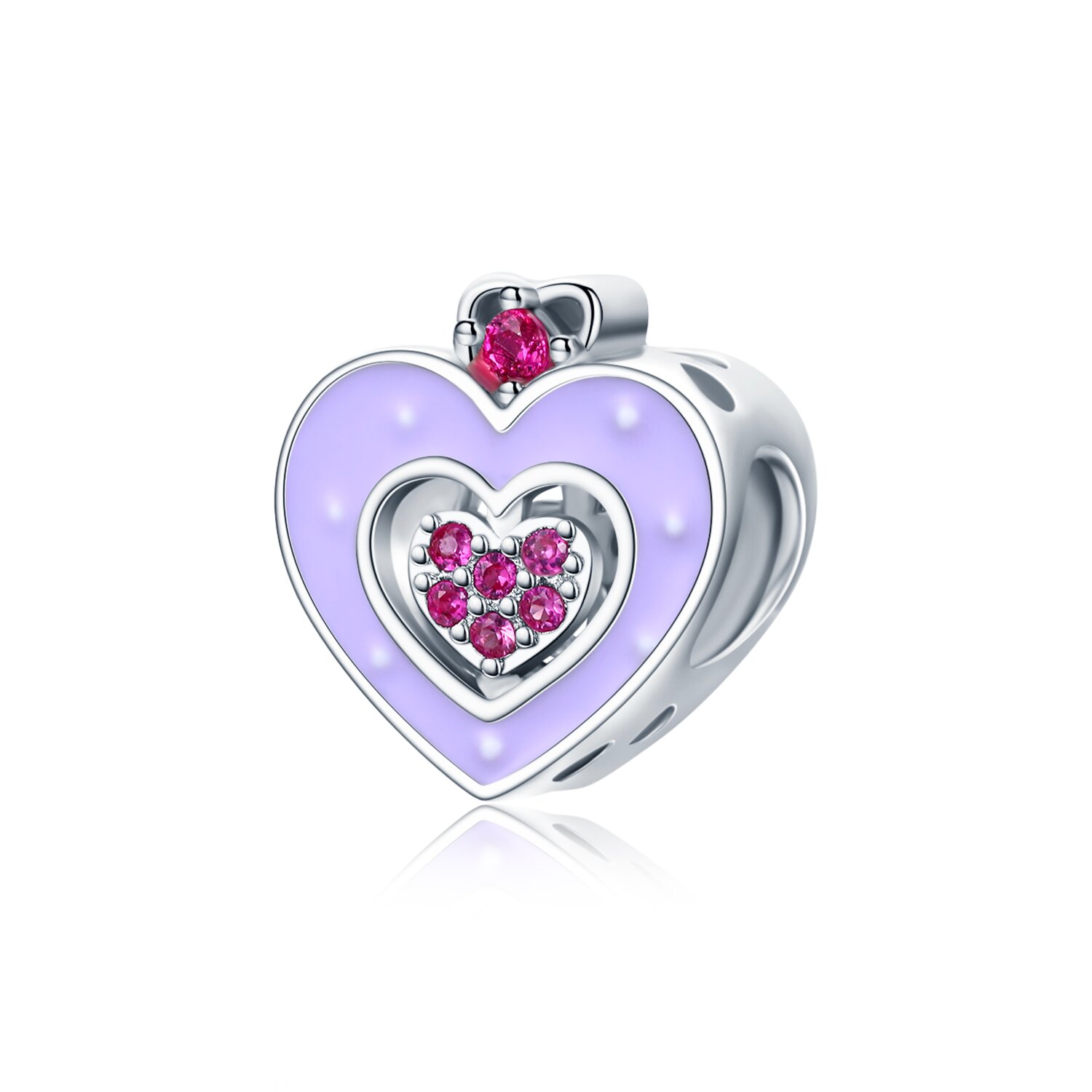 Talisman din argint heart of a princess