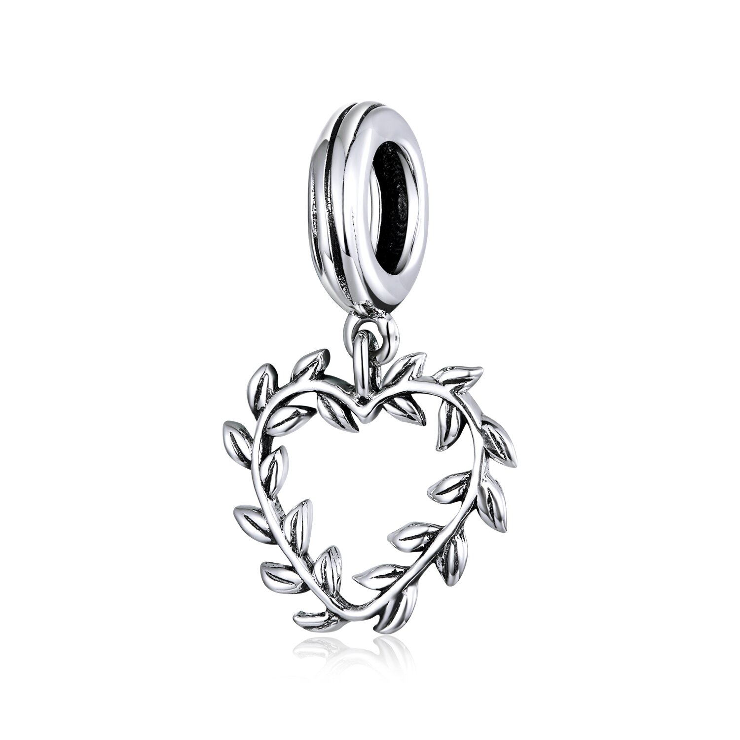 Talisman din argint heart of leaves