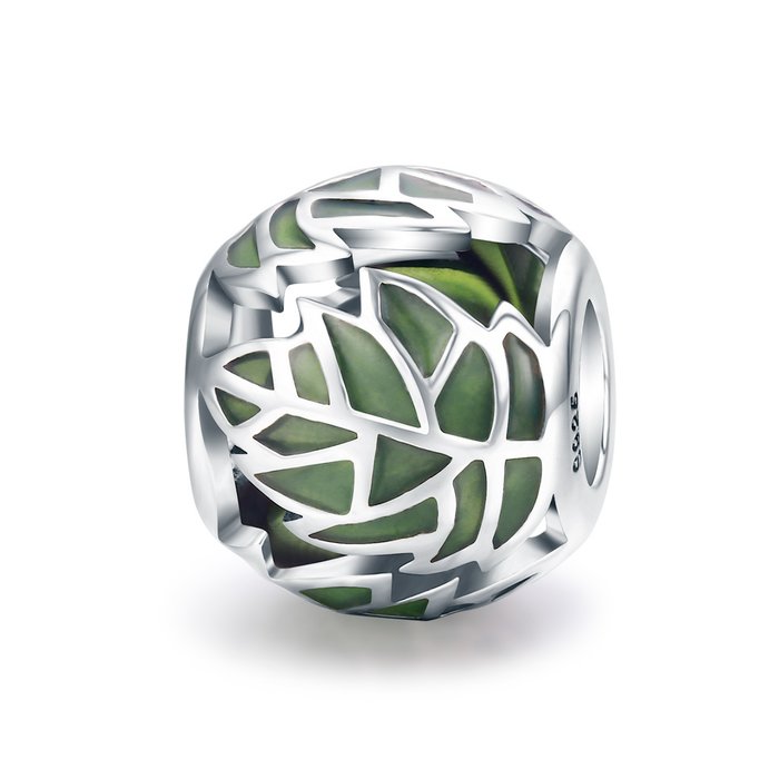 Talisman din argint jungle leaf