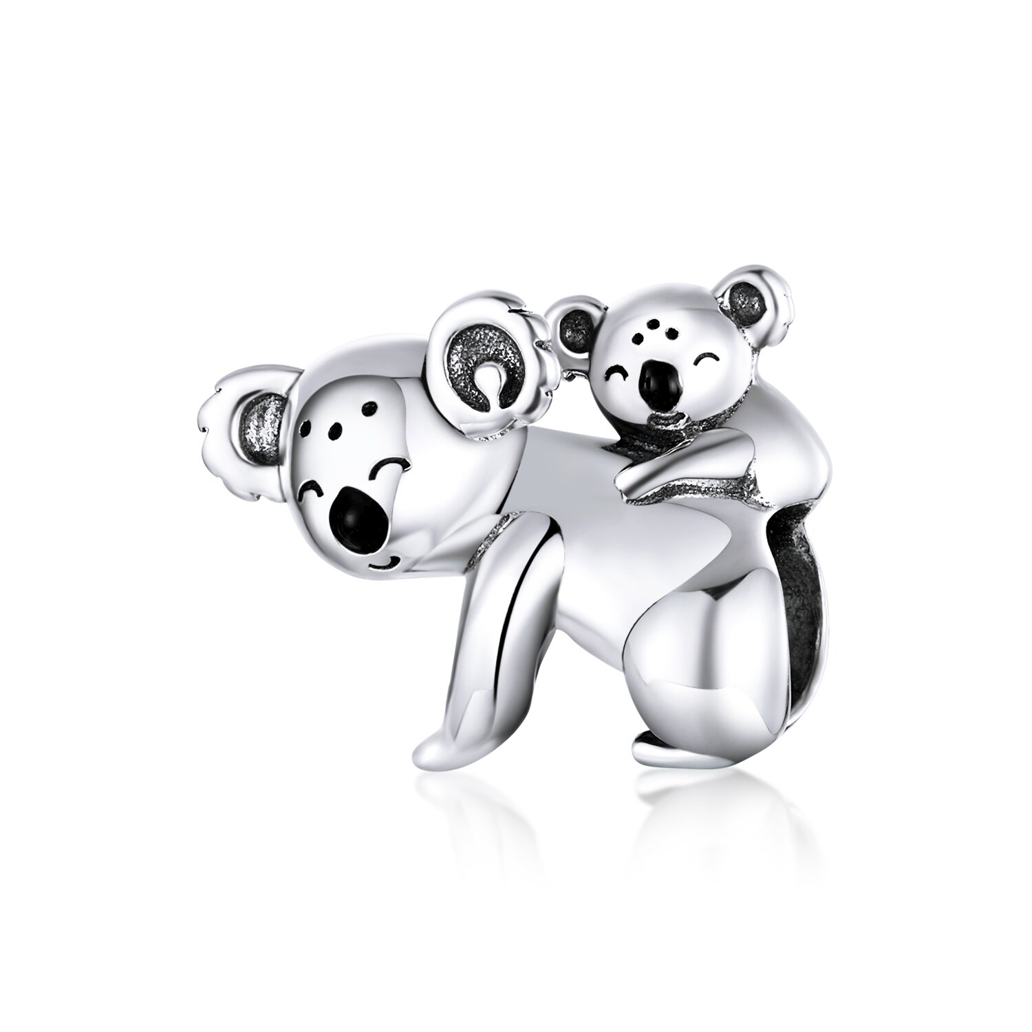 Talisman din argint koala family
