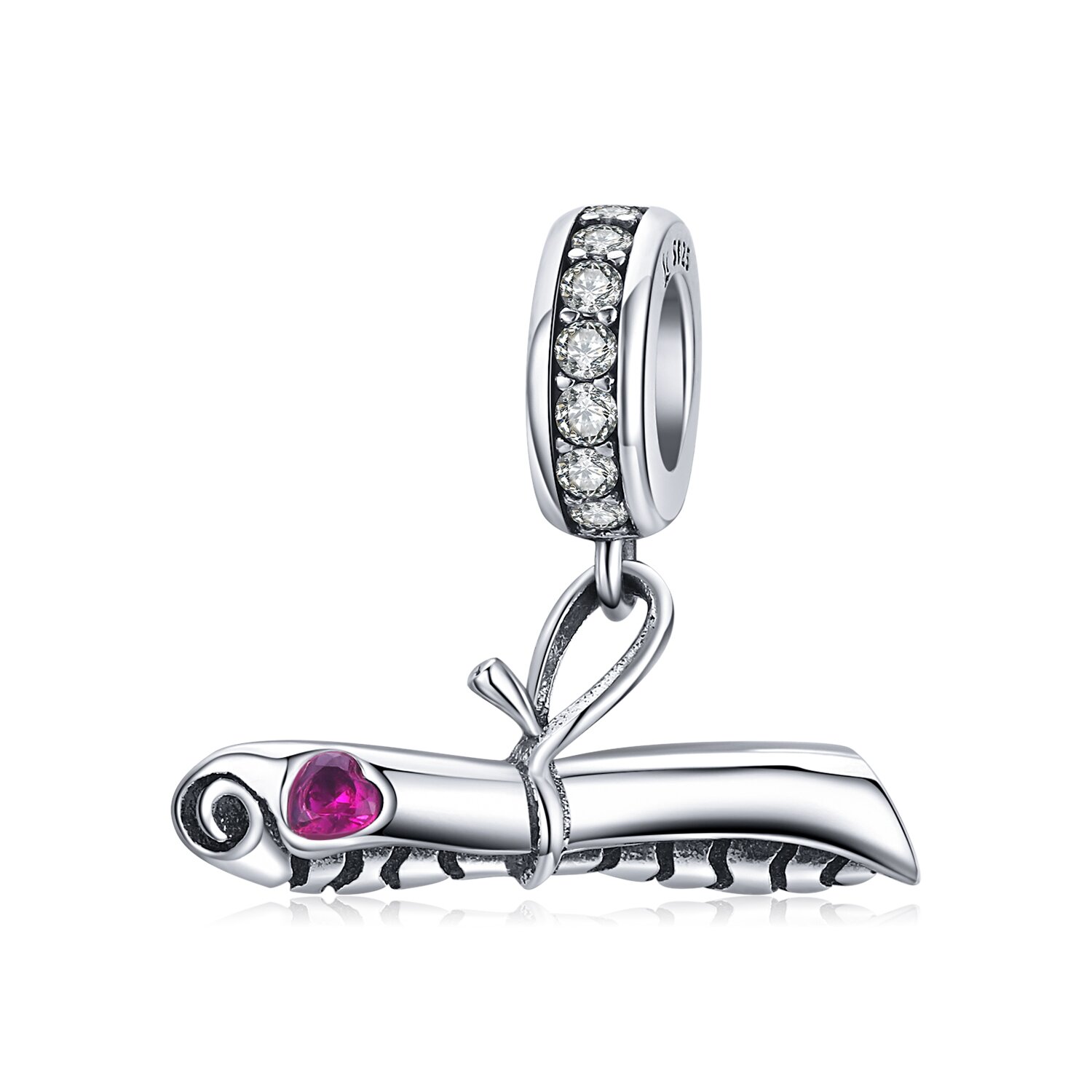 Talisman din argint love letter pendant