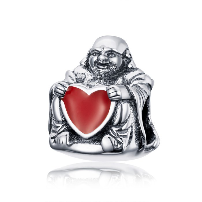 Talisman din argint loving buddha