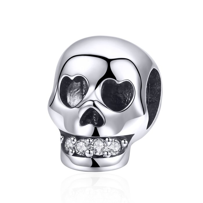 Talisman din argint loving skull