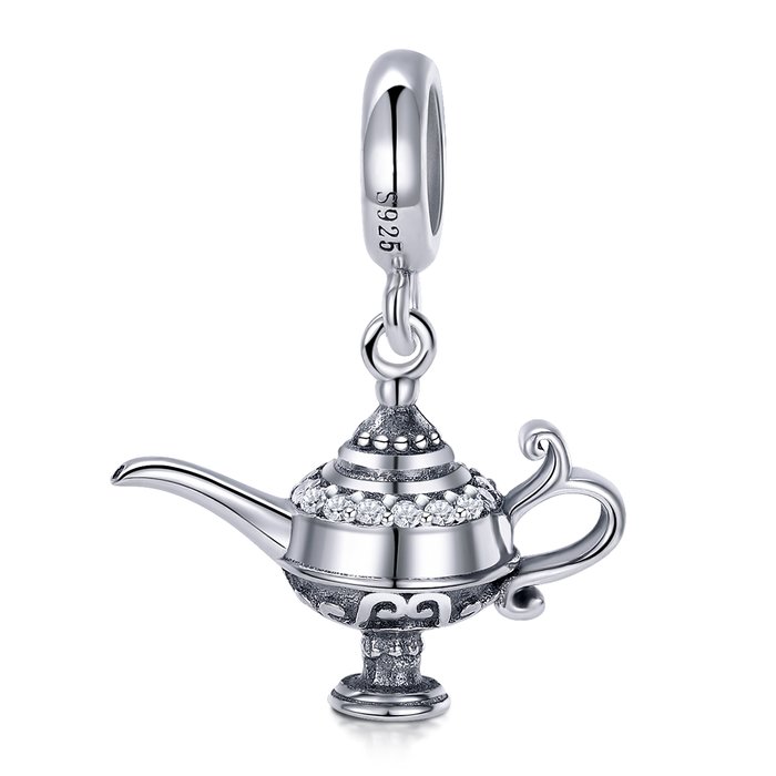 Talisman din argint magic lamp