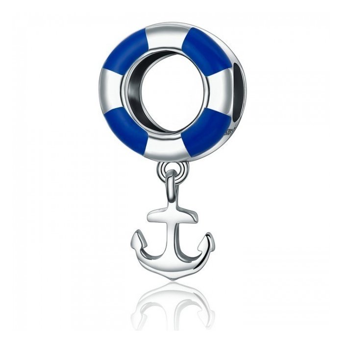 Talisman din argint navy anchor