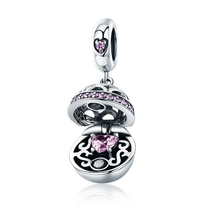 Talisman din argint pandora's box pink
