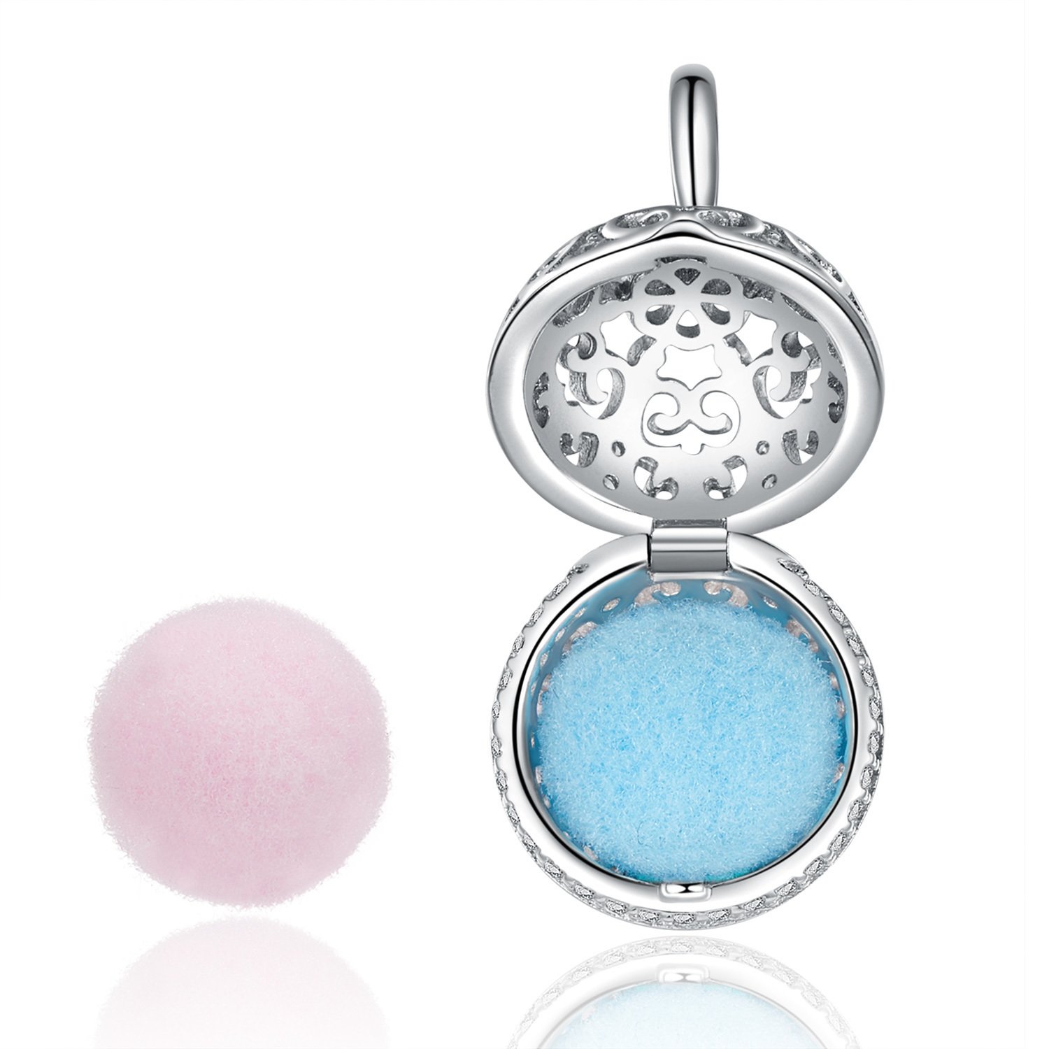 Talisman din argint perfumed locket