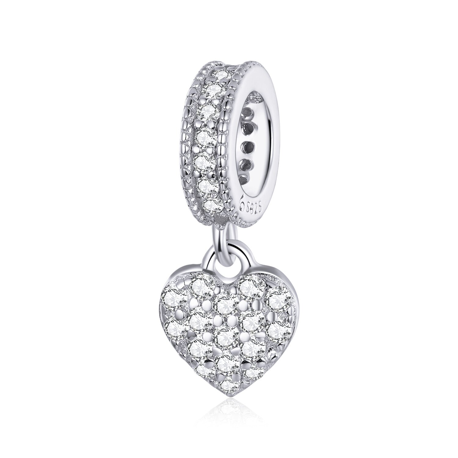Talisman din argint shiny love
