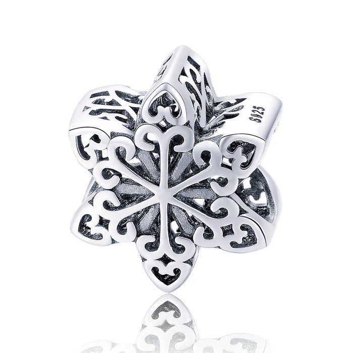 Talisman din argint snowflake